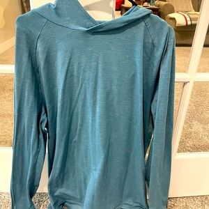 Mens XL hoodie light blue LuLulemon